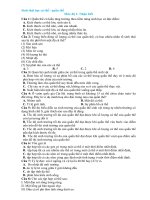 sinh thái học cá thể,quần thể đề 1 nhận biết