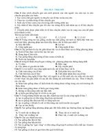 ứng dụng di truyền học đề 1 nhận biết