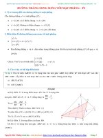 Đường thẳng song song với mặt phẳng phần 1