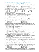 quy luật di truyền liên kết gen,hoán vị gen và liên kết giới tính đề 1 nhận biết