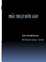 PHẪU THUẬT BƯỚU GIÁP, ĐH Y DƯỢC TP HCM