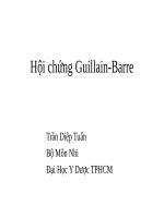HỘI CHỨNG Guillain barre TRẺ EM, ĐH Y DƯỢC TP HCM