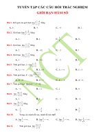 Các bài tập giới hạn 1