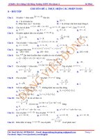 Các phép toán số phức