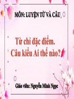 Câu kiểu ai thế nào  Lớp 2  Luyện từ và câu