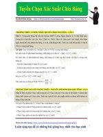 Xác suật chia bảng