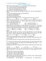 cơ chế di truyền cấp độ phân tử đề 1 thông hiểu
