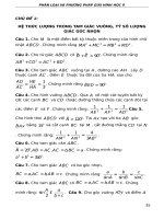 Bài tập hình học theo chủ đề