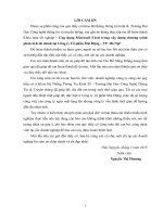 Ứng dụng microsoft excel trong xây dựng chương trình phân tích tài chính tại công ty cổ phần mai động – TP  hà nội