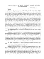 Tham gia các FTA thế hệ mới và giải pháp cho xuất khẩu hàng hoá của VN (HK)