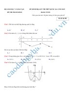 30  đề thi tham khảo của bộ giáo dục và đào tạo   môn toán học   THPT QG năm 2019 