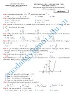 25  đề thi thử THPTQG 2019   toán   THPT trần hưng đạo   vĩnh phúc   lần 1   có lời giải