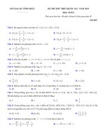 164  đề thi thử THPT QG 2019   toán   sở GD đt vĩnh phúc   lần 2   có lời giải