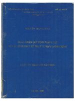 Hoàn thiện quy định pháp luật về các hình thức xử phạt vi phạm hành chính 