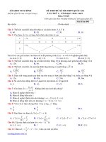 61  đề thi thử THPT QG 2019   toán   sở GD đt ninh bình – lần 1   có ma trận lời giải 