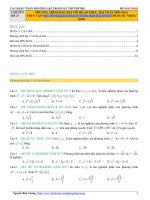 Chuyên đề 27 phương trình bậc hai với hệ số thực, bài toán min max