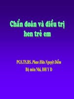 CHẨN đoán và điều TRỊ HEN TRẺ EM , ĐH Y DƯỢC TP HCM