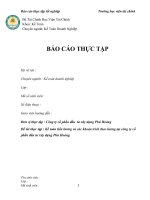 BÁO CÁO THỰC TẬP VỀ KẾ TOÁN TIỀN LƯƠNG