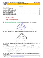 Chuyên đề 7  nhận dạng khối đa diện (có đáp án chi tiết)
