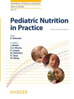 pediatric nutrition in practice, THỰC HÀNH NUÔI DƯỠNG TRẺ