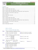 Công thức lượng giác