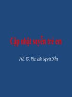 CẬP NHẬT SUYỄN TRẺ EM, ĐH  Y DƯỢC TP HCM