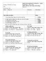 ĐỌC THÀNH TIẾNG CUỐI KÌ II - Đọc lớp 5 - Đề ôn đọc