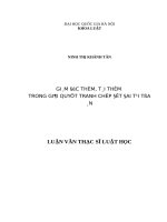 Giám đốc thẩm, tái thẩm trong giải quyết tranh chấp đất đai tại tòa án 