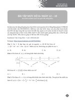  12   10  đề bài tập VDC ( 40 câu ) 