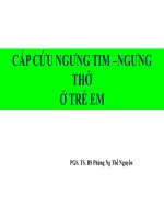 CẤP CỨU NGƯNG TIM NGƯNG THỞ Ở TRẺ EM ,ĐH Y DƯỢC TP HCM