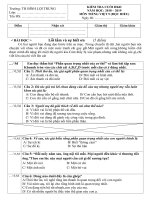 Đọc hiểu  Lỗi lầm và biết ơn  Đề thi giữa HK2  Tiếng Việt 5