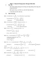 Chuyên đề rút gọn toán 9