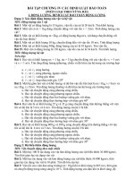 BÀI TẬP CHƯƠNG IV VẬT LÝ 10 PHÂN DẠNG THEO TỪNG BÀI