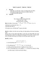 Đề luyện thi vào 10 môn toán tại HN có đáp án.