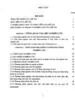 Nghiên cứu thành phần, phân bố của mối macrotermes (isoptera   termitidae) và đặc điểm sinh học, sinh thái học của loài macrotermes annandalei (silvestri) ở miền bắc việt nam 