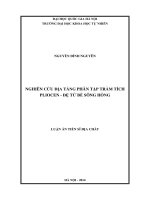 Nghiên cứu địa tầng phân tập trầm tích pliocen   đệ tứ bể sông hồng 