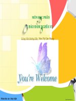 Biện Pháp Cầm Cố Tài Sản ( Học phần Bảo Đảm Nghĩa Vụ)