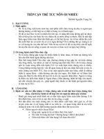 tiếp cận trẻ tiêu chảy cấp có nôn ói nhiều, ĐH Y DƯỢC TP HCM