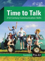 Compass   time to talk pre a1 foundation students book 