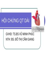 HỘI CHỨNG QT dài , ĐH Y DƯỢC TP HCM