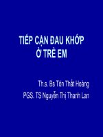 TIẾP CẬN ĐAU KHỚP ở TRẺ EM , ĐH Y DƯỢC TP HCM