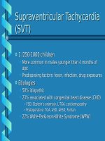 SVT, NHỊP NHANH TRÊN THÁT, Đ H Y DƯỢC TP HCM