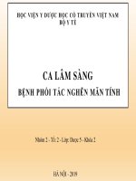 Ca Lâm Sàng Bệnh phối tắc nghẽn mạn tính COPD theo SOAP