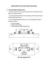 THIẾT kế đồ gá NGUYÊN CÔNG PHAY mặt a