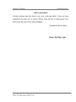 Some solutions to improving the efficiency of working capital management at son ha international corporation 