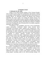 Giá trị đạo đức truyền thống trong phát triển nhân cách học viên các trường sĩ quan quân đội nhân dân việt nam hiện nay tt tieng anh 