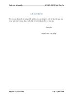 Hoàn thiện kiểm toán khoản mục nợ phải thu trong kiểm toán báo cáo tài chính do công ty TNNH hãng kiểm toán AASC thực hiện 