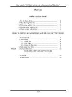 SKKN mầm non chế biến món ăn cho trẻ trong trường mầm non 