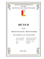 Báo cáo đồ án  Tính toán thiết kế nguồn xung Boost converter