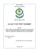 Hoàn thiện quy trình kiểm toán khoản mục thuế giá trị gia tăng trong kiểm toán báo cáo tài chính” do công ty TNHH grant thornton việt nam thực hiện 